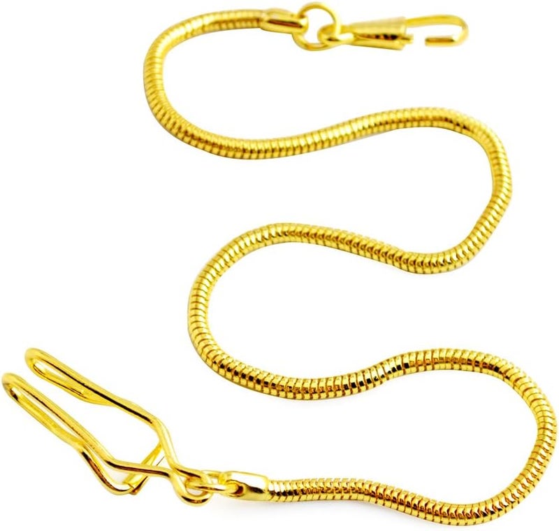 BoShiYa Pocket Watch Chains for Men Vintage Metal Albert Vest Chain Accessories/Color: Gold/Silver/Black/Bronze - Image 1